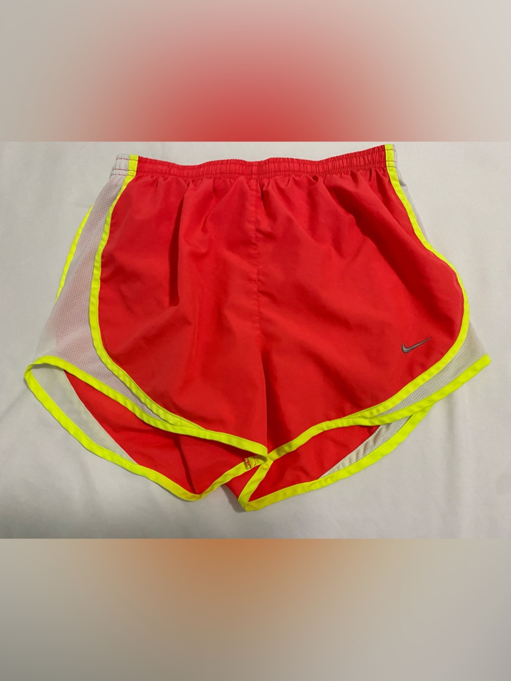 Nike Red Dri-FIT Tempo Running Shorts Lined Size Small